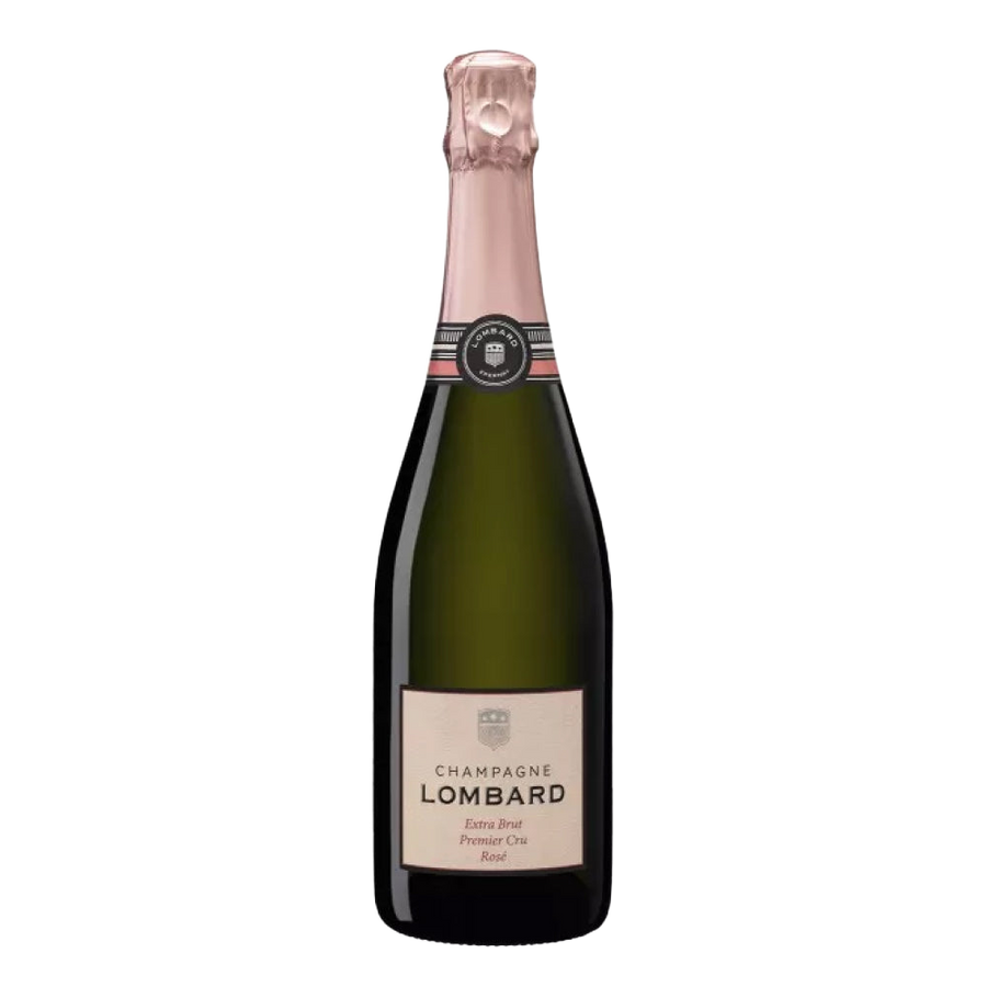 N.V. Champagne Lombard Premier Cru Rosé Extra Brut - wijn