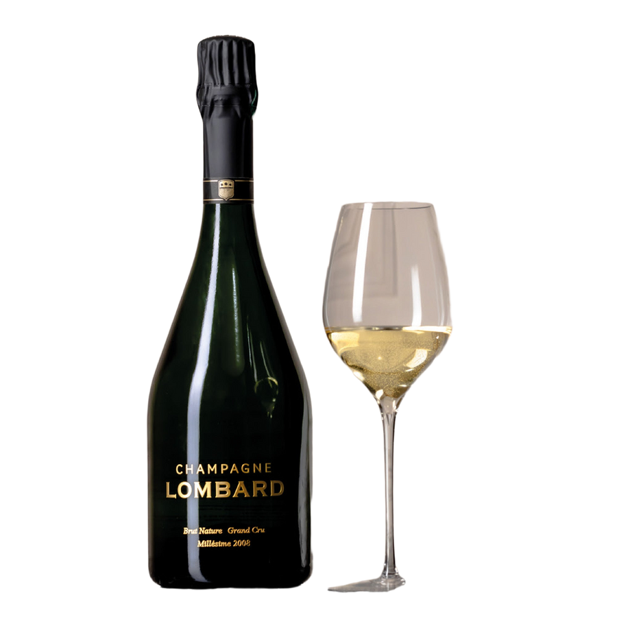 Champagne Lombard Brut Nature Blanc de Blancs Grand Cru Millésime 2008 - wijn