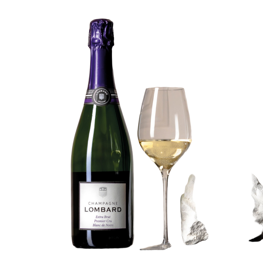 Champagne Lombard Extra Brut Blanc de Noirs Premier Cru - wijn