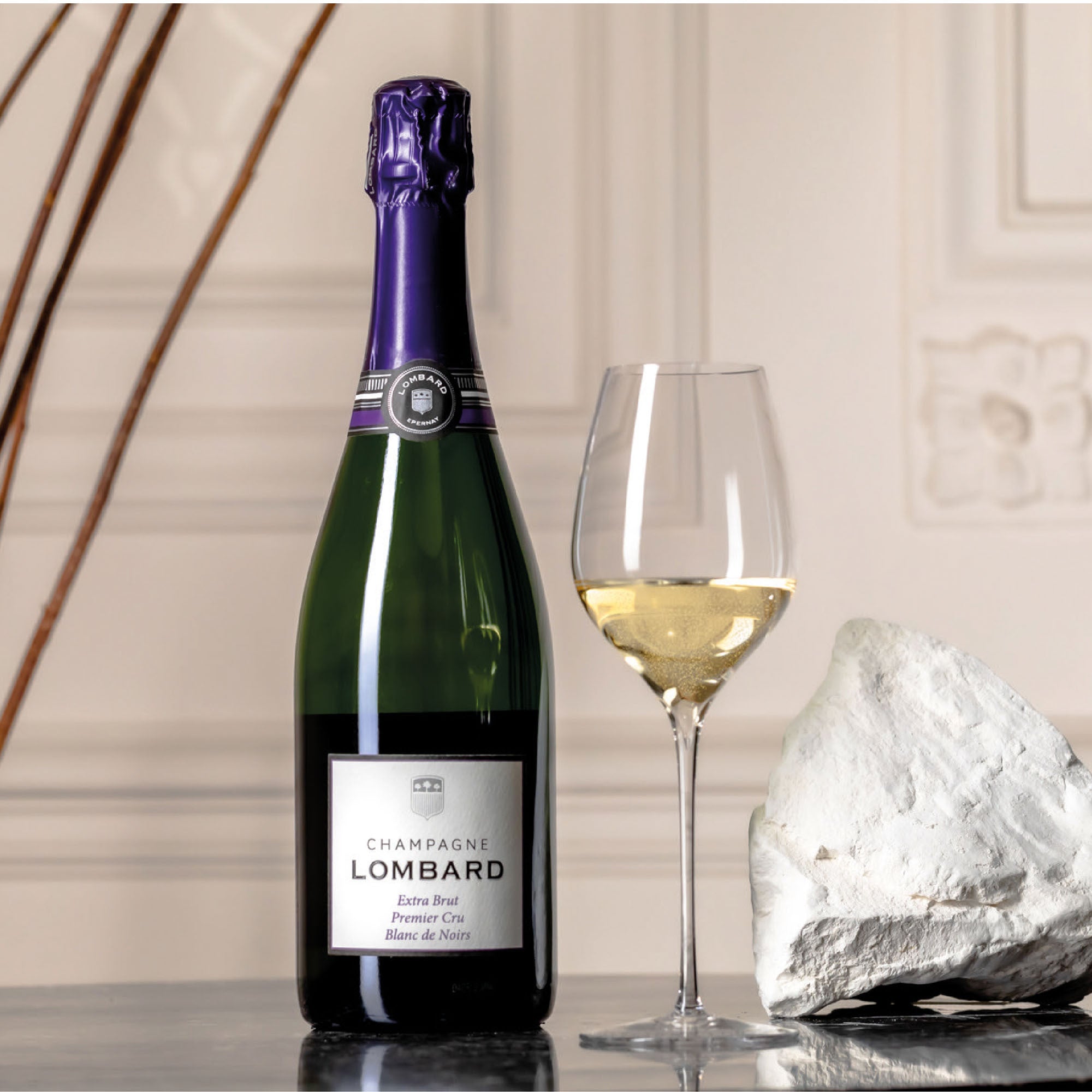 Champagne Lombard Extra Brut Blanc de Noirs Premier Cru