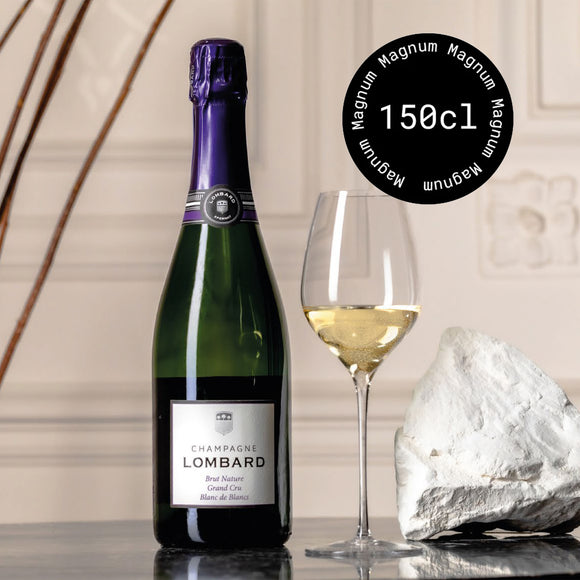 Champagne Lombard Brut Nature Blanc de Blancs Grand Cru Magnum